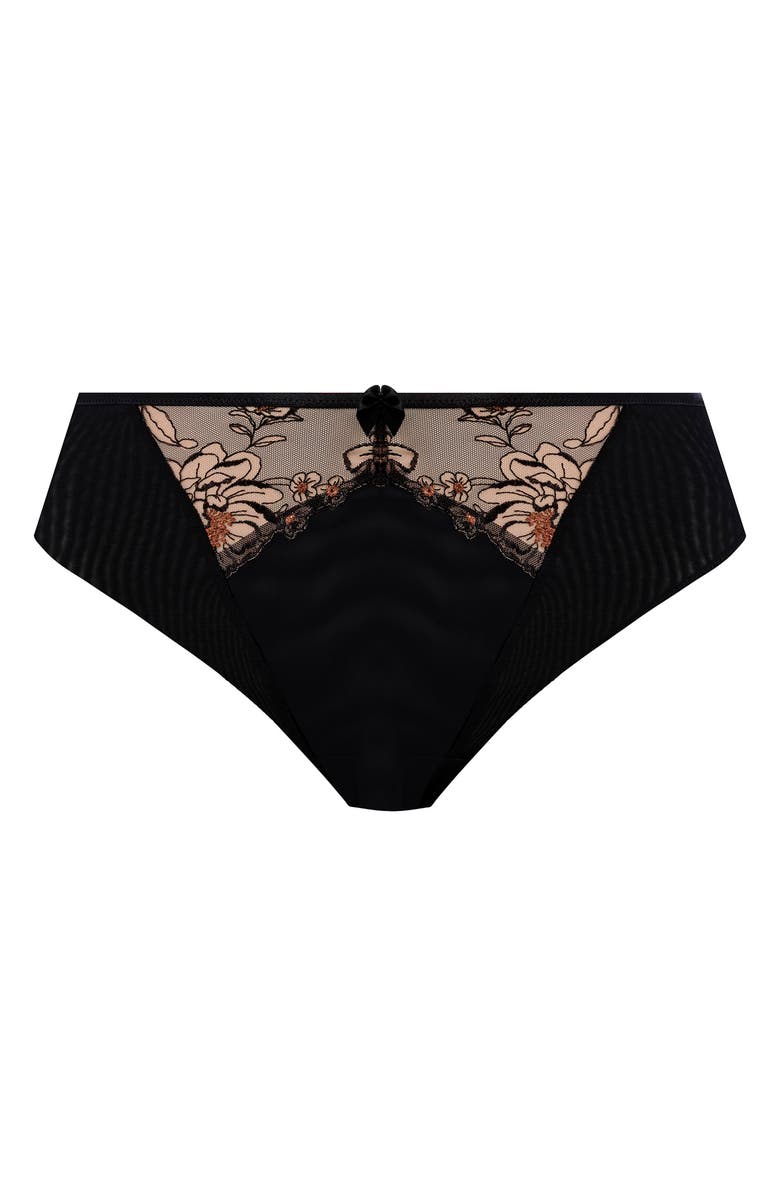 Elomi Teagan Thong, Alternate, color, Black/ Almond