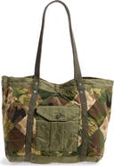 Double RL Patchwork Camo Tote