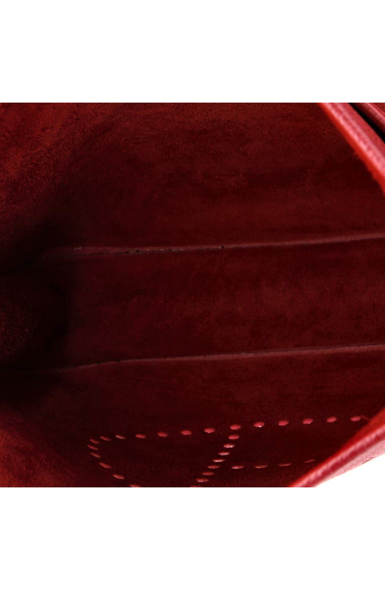 Pre-Owned Hermes Evelyne Bag Gen III Clemence PM, Alternate, color, Rouge Grenat