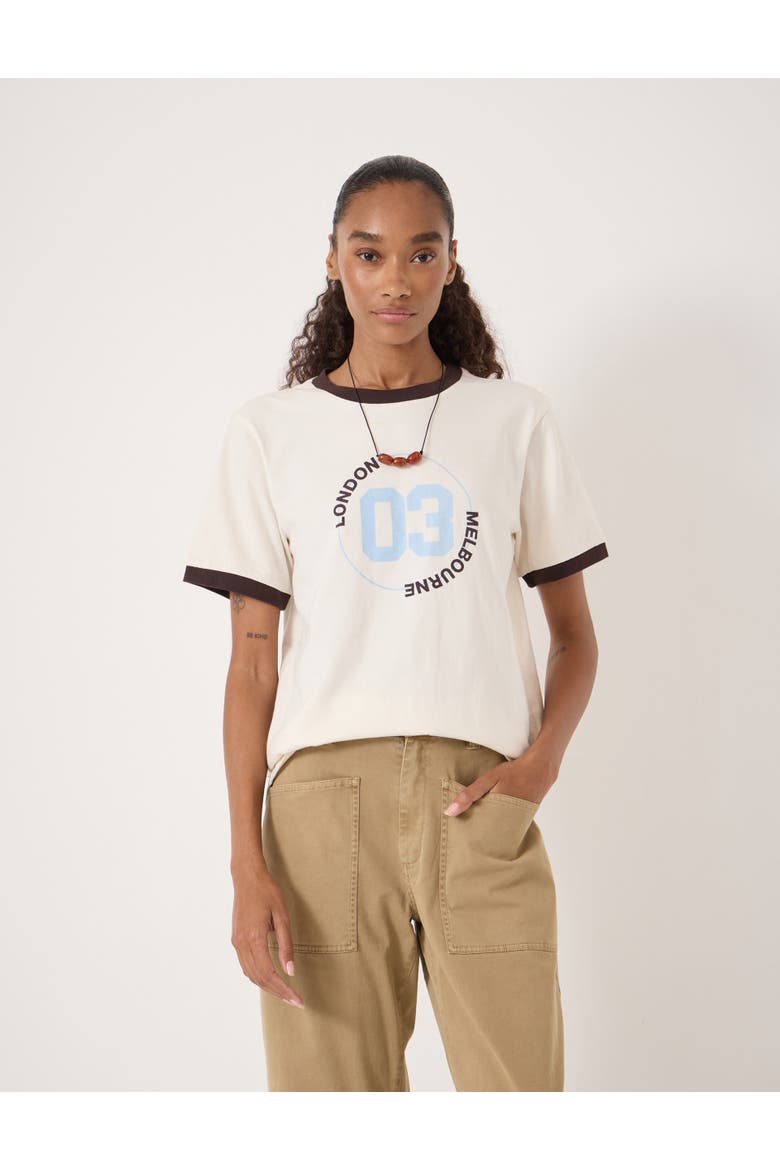 London To Melbourne 03 Graphic T-Shirt, Alternate, color, Off White