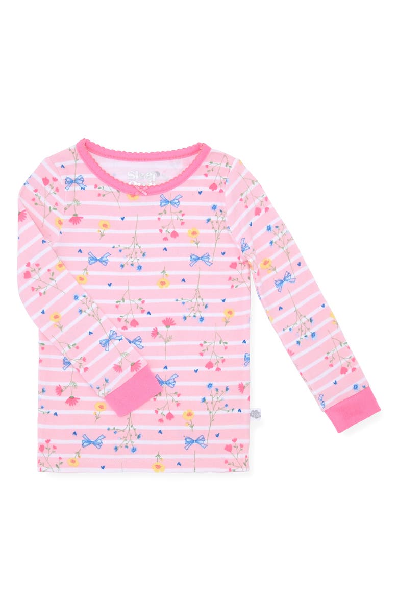 SLEEP ON IT Kids' Print 3-Piece Long Pajamas, Alternate, color, Pink