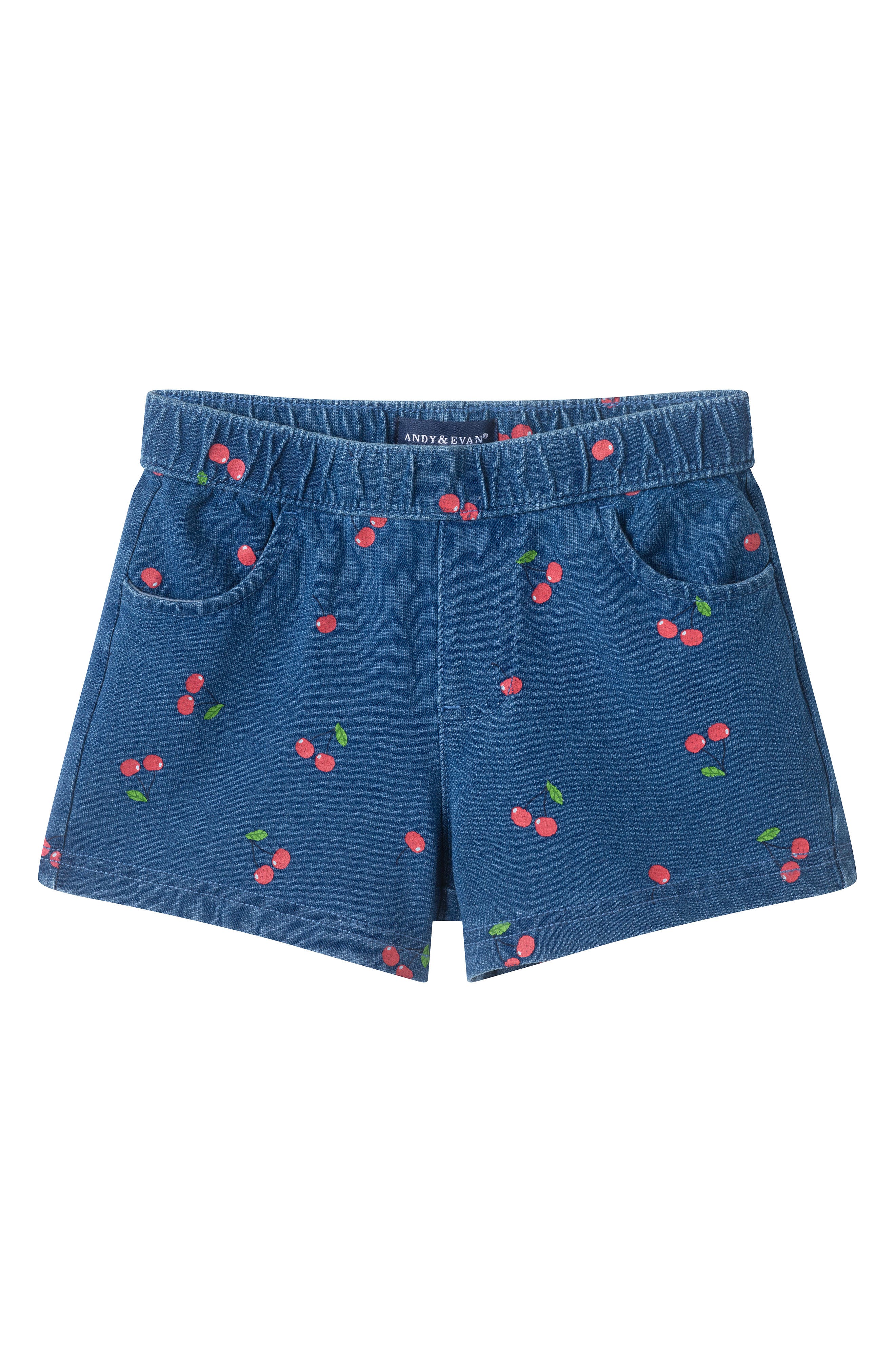 Andy & Evan Kids' Knit Denim Shorts