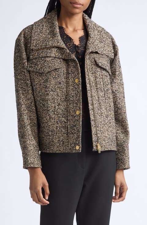 Silversmith Virgin Wool Tweed Jacket