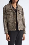 Veronica Beard Silversmith Virgin Wool Tweed Jacket