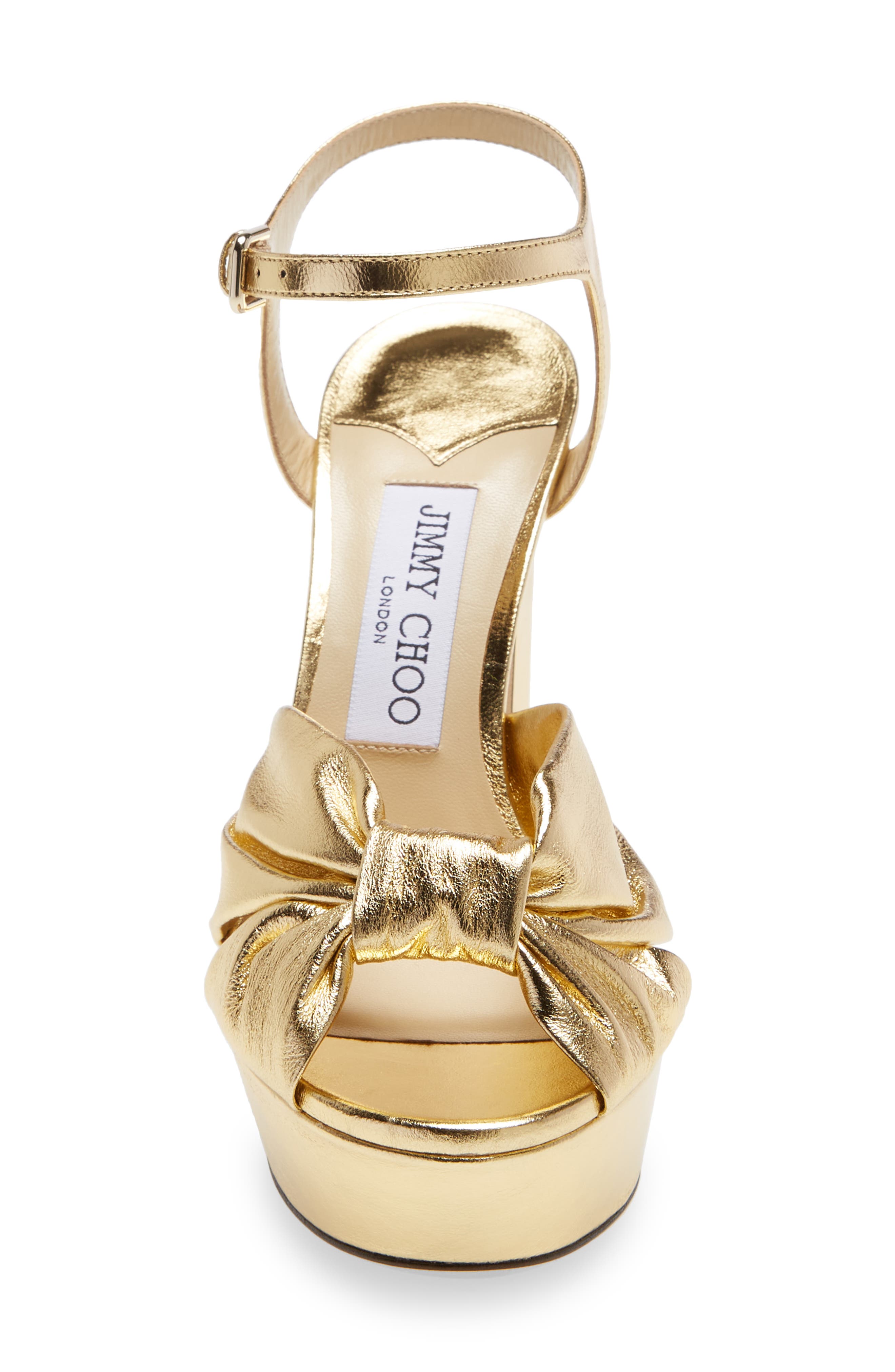 Heloise Metallic Platform Sandal, Alternate, color, GOLD