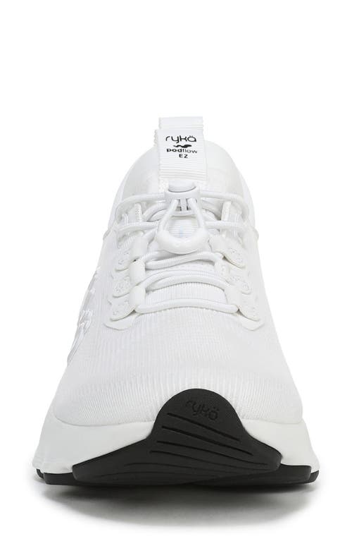 Ryka Rykä Podflow Ez Walking Sneaker In White
