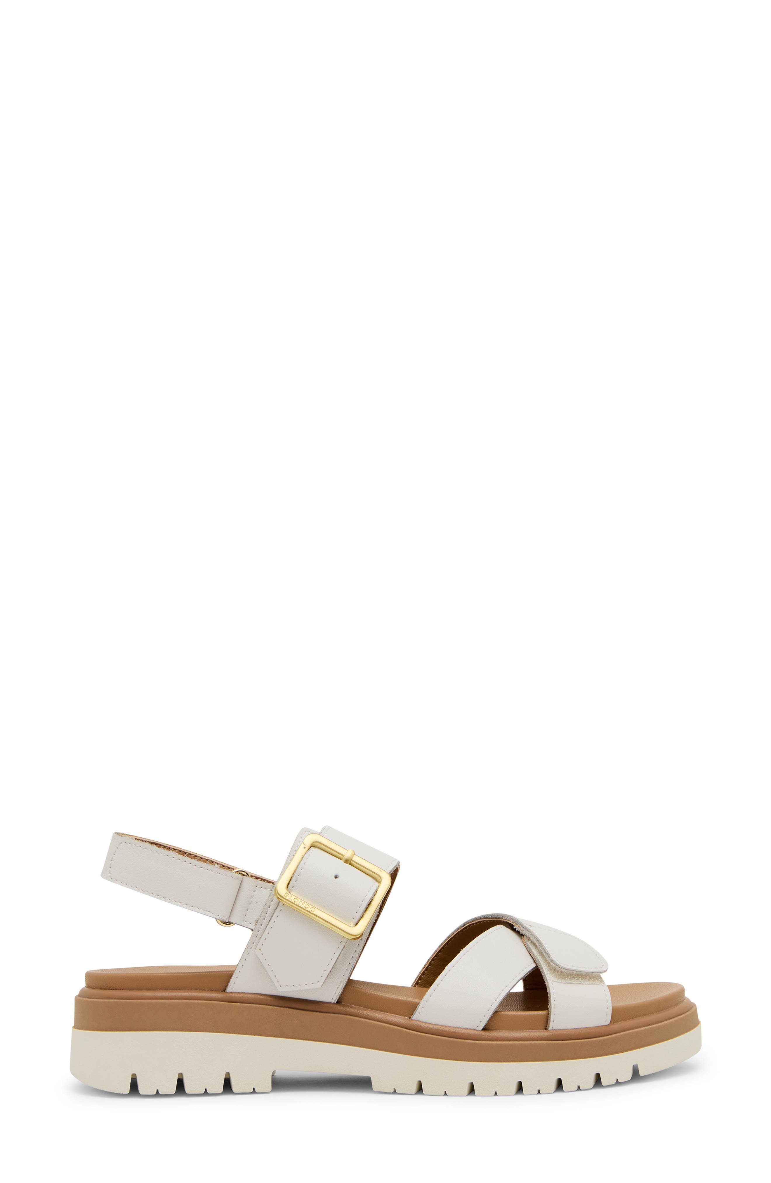 Beau Sandal, Alternate, color, WHITE LEATHER