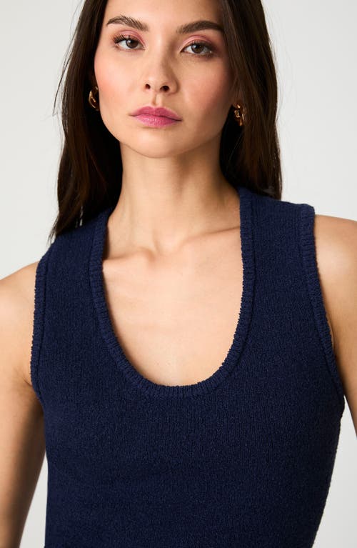 French Connection Terry Spun Tank Top In Midnight Blue In Blue