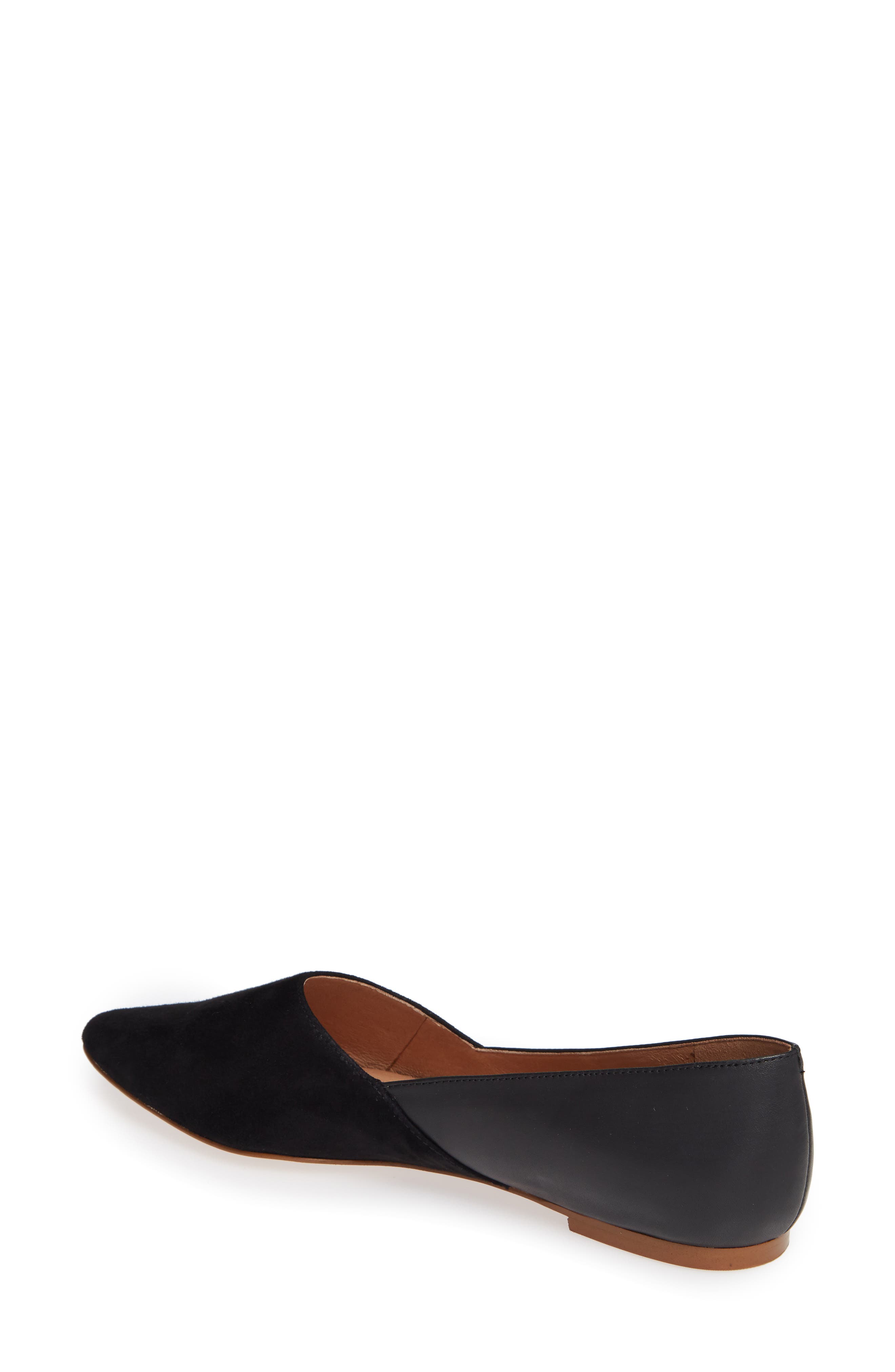 Madewell Lizbeth Pointy Toe Flat, Alternate, color, 