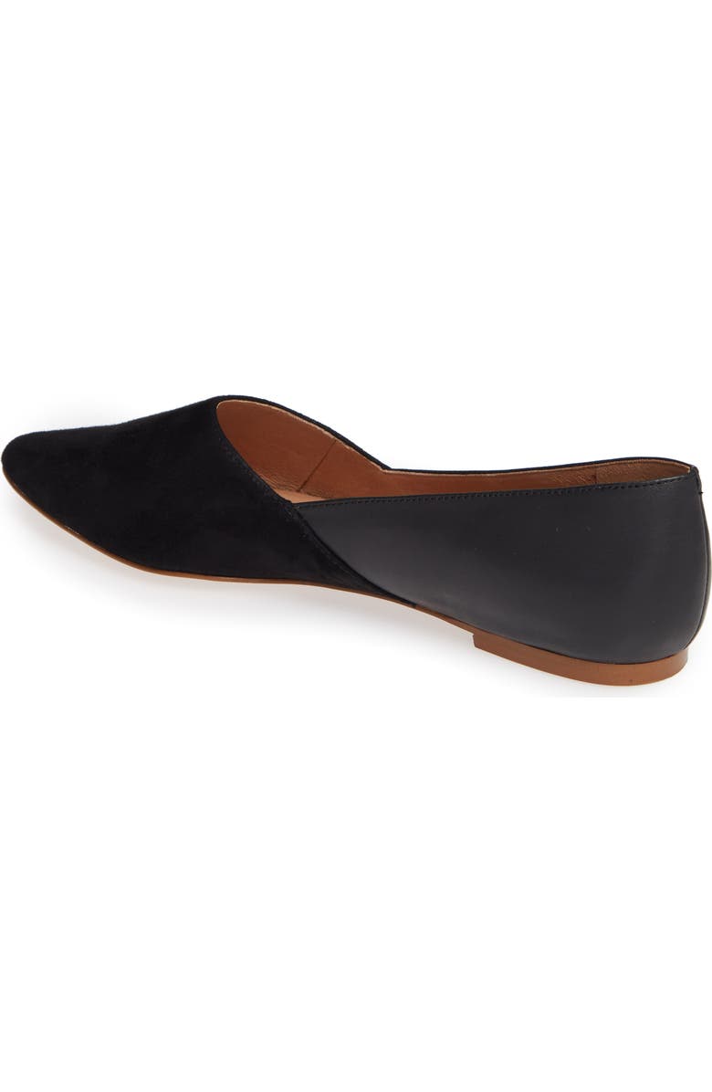 Madewell Lizbeth Pointy Toe Flat, Alternate, color,