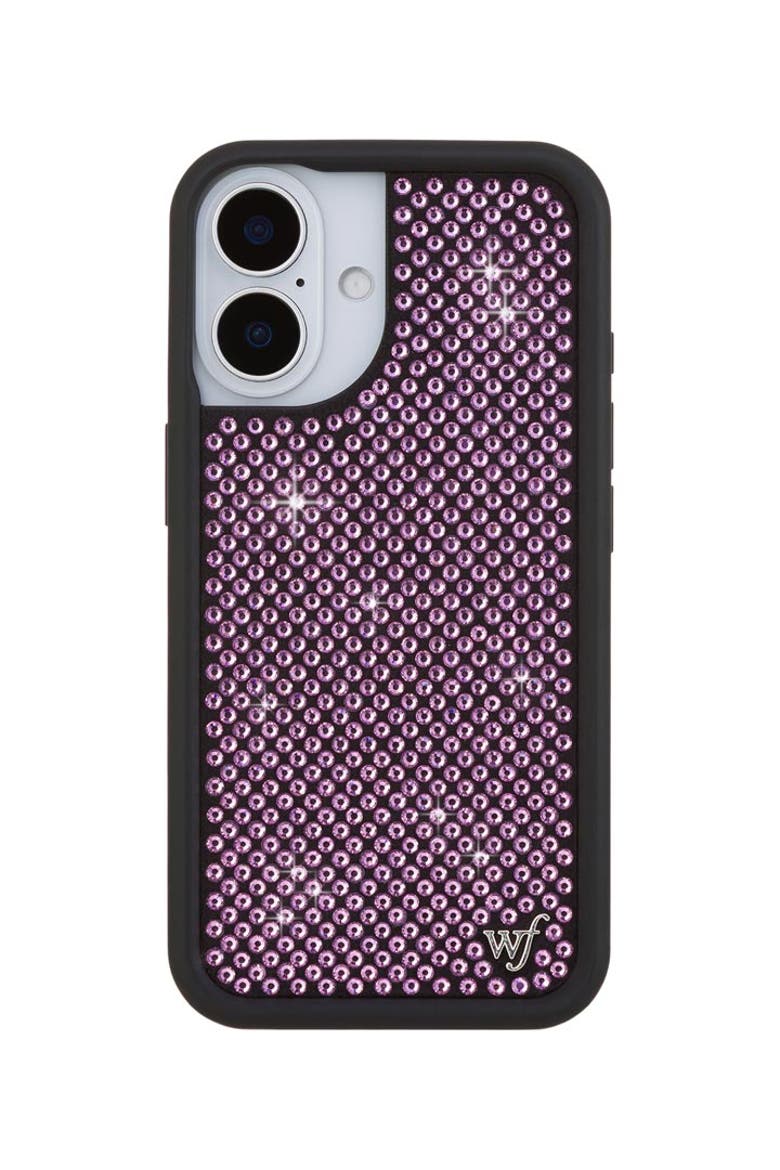 Pink Rhinestone iPhone Case, Alternate, color, Pink