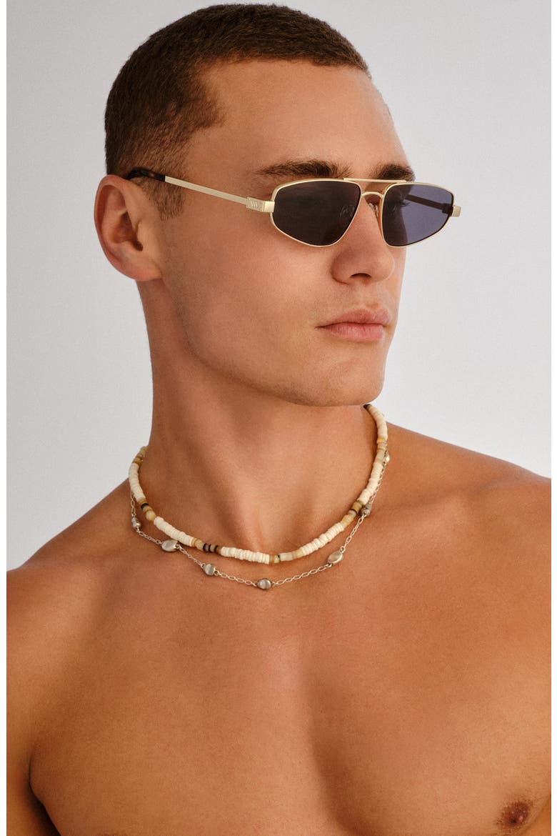 Treausure 59mm Oval Sunglasses, Alternate, color, GOLD / SMOKE MONO