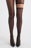 HIGH HEEL JUNGLE Enigma Cutout Sheer Tights