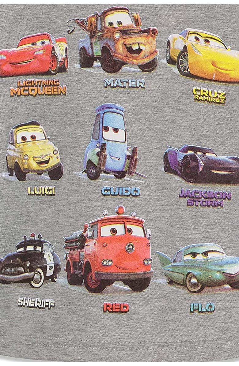Disney Cars 3-Pack T-Shirts, Alternate, color, Black Red Grey Mcqueen