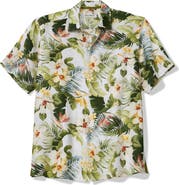 Tommy Bahama Flora Festival Short Sleeve Linen Button-Up Shirt