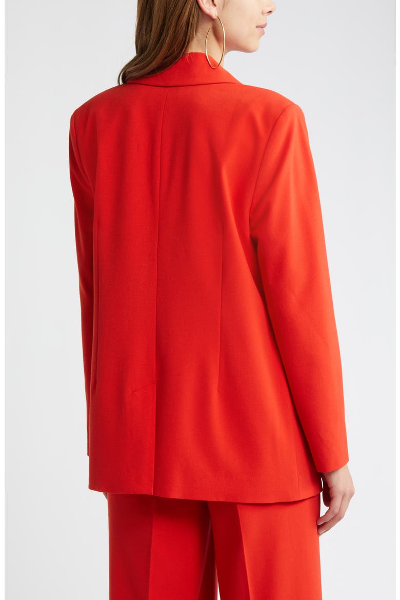 Relaxed Fit Blazer, Alternate, color, RED FIERY