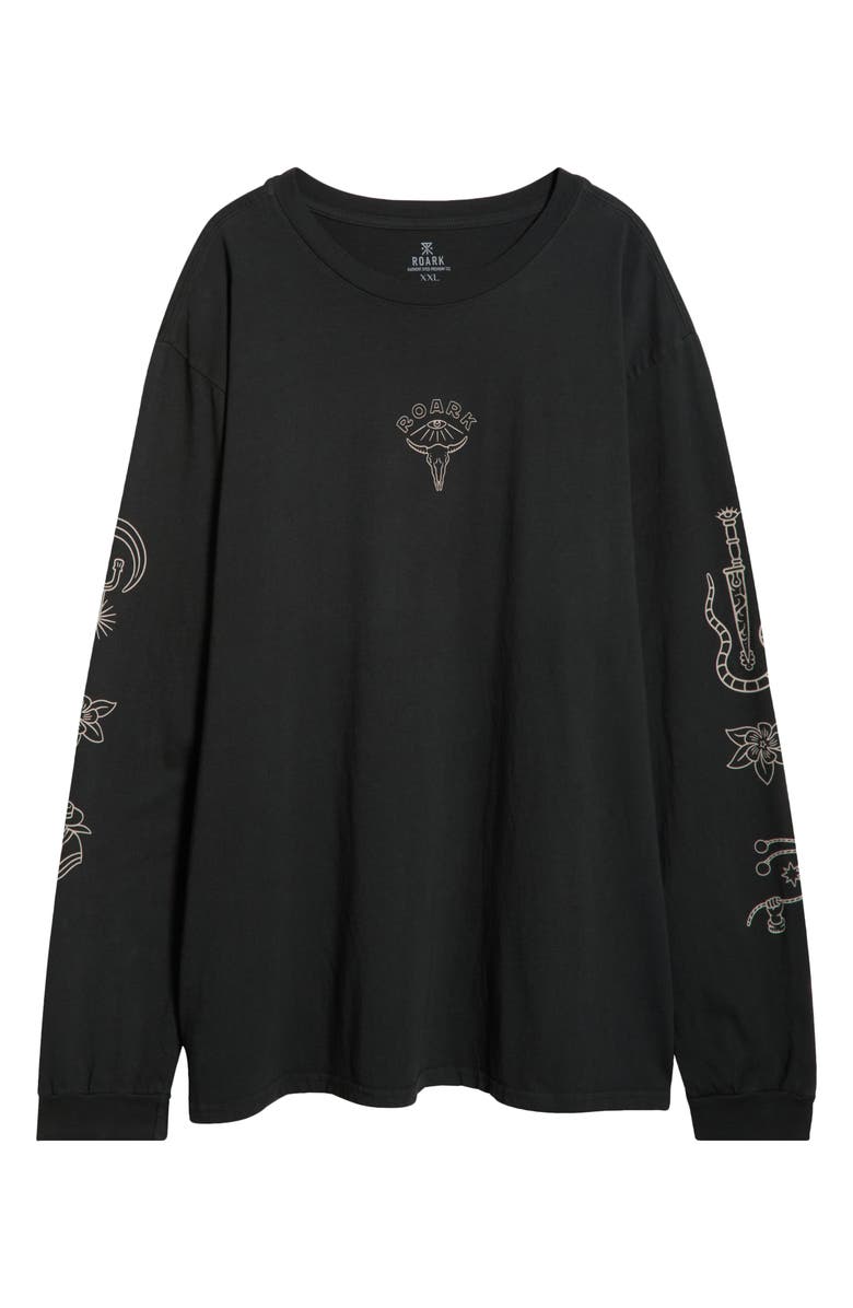 Roark Gaucho Icons Long Sleeve Graphic T-Shirt, Alternate, color, Black