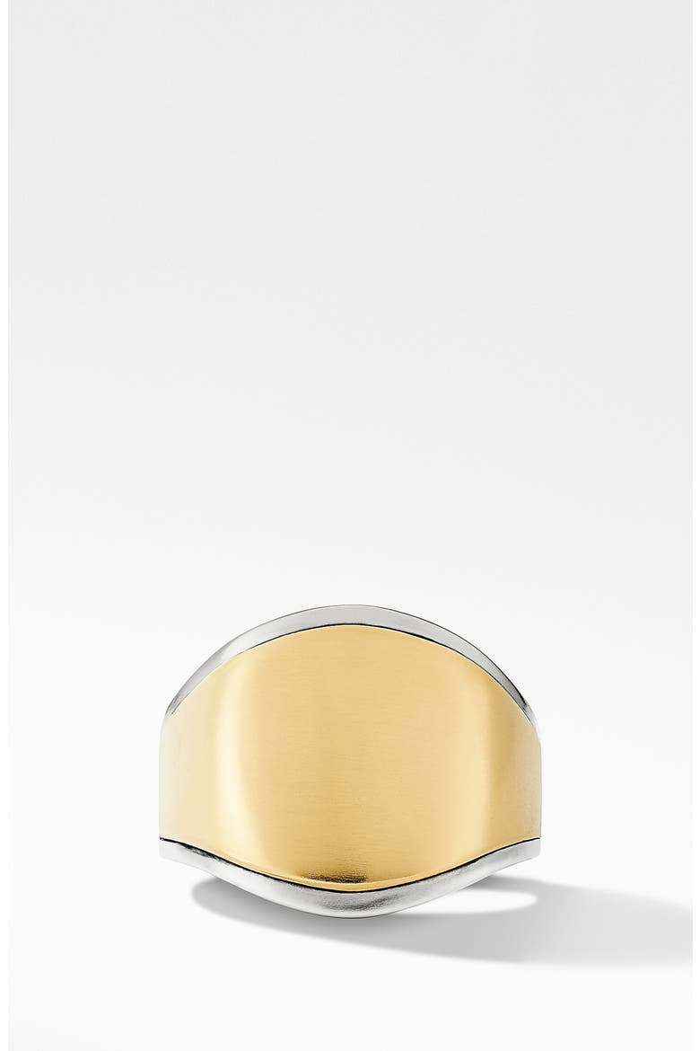 Streamline® Signet Ring, Alternate, color, TWO TONE