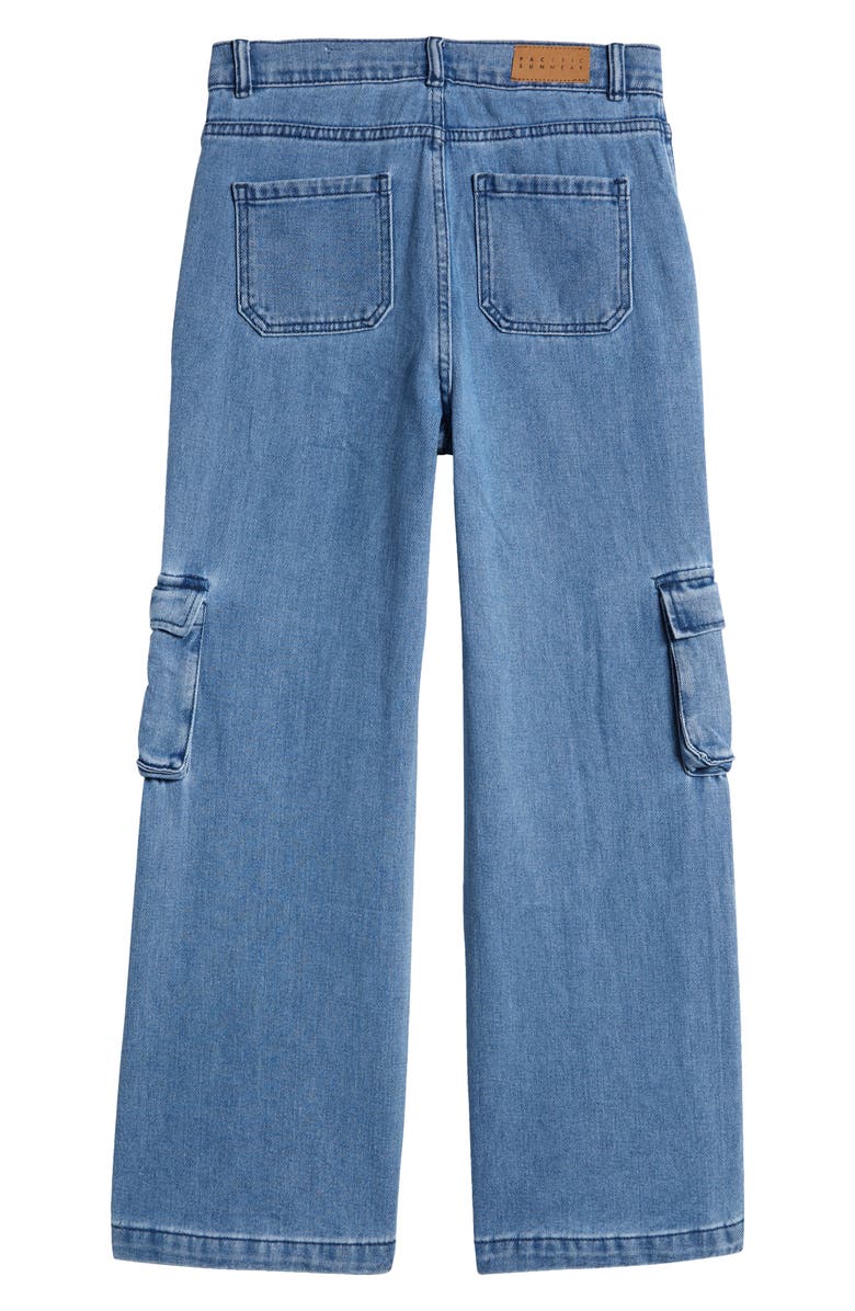 PacSun Kids' Baggy Cargo Jeans, Alternate, color,