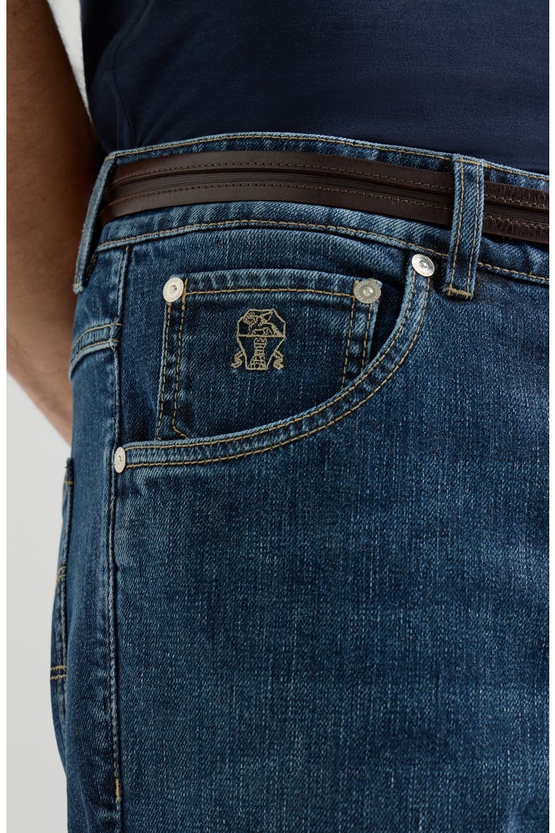 Comfort denim trousers, Alternate, color, Dark Denim
