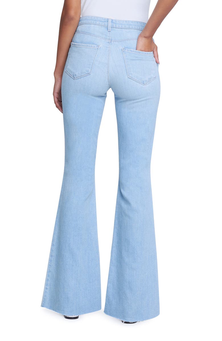 L'AGENCE Sera High Waist Flare Jeans, Alternate, color, 