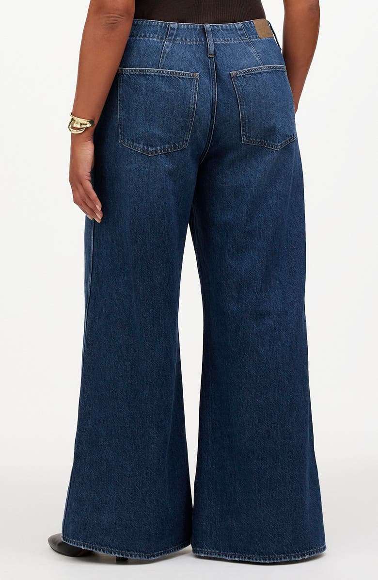 Madewell Wide Sweep Denim Jeans, Alternate, color, Poplaski Wash