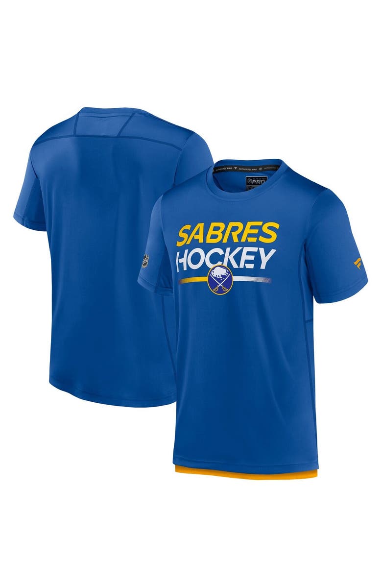 FANATICS Men's Fanatics  Royal Buffalo Sabres Authentic Pro Tech T-Shirt, Main, color, 