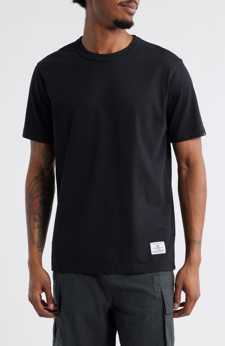 Alpha Industries Essential Cotton T-Shirt, Main, color, 