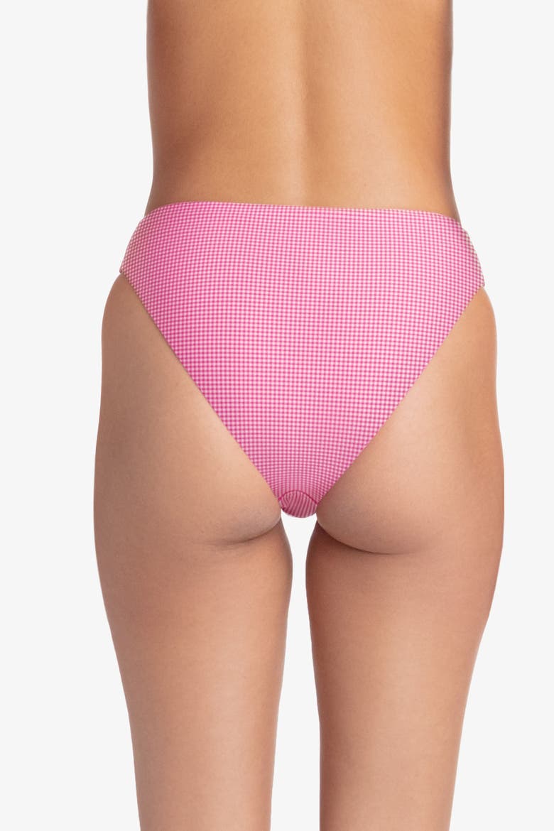 Midi Slimmer Bottom, Alternate, color, Pink Gingham