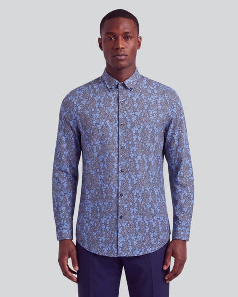 Stretch Jersey Long Sleeve Shirt
