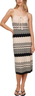 Bella Dahl Chevron Knit Midi Dress