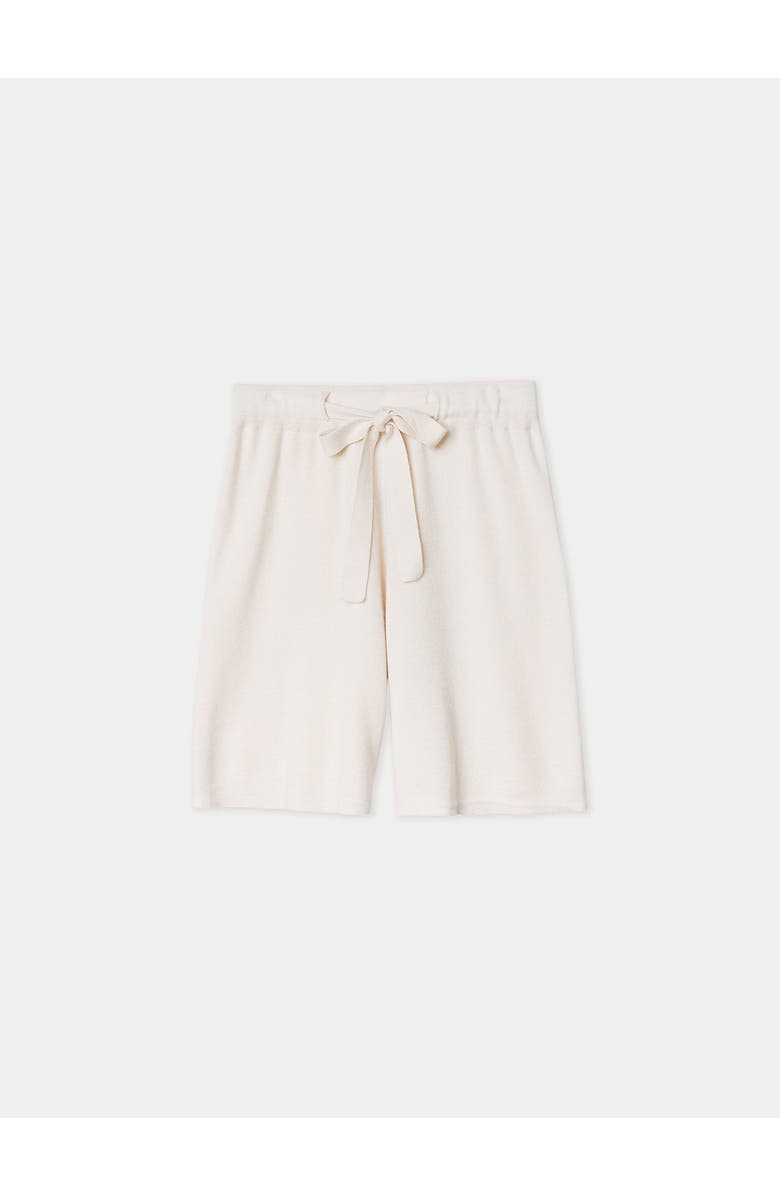 Gobi Cashmere Lightweight Cashmere Silk Shorts, Main, color, Whisper White