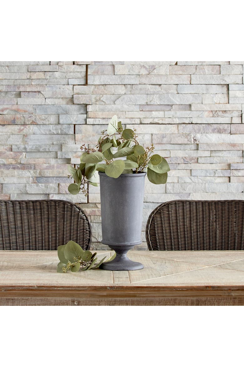 Terrazza Vase, Alternate, color, Gray