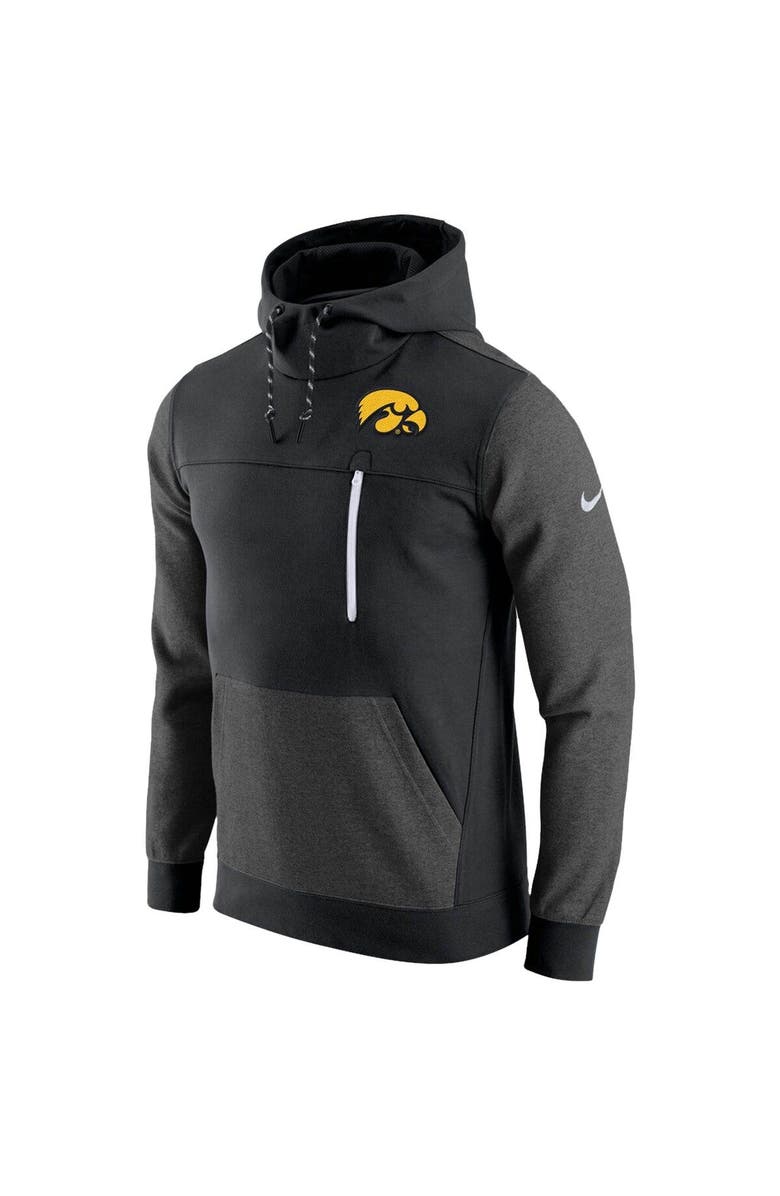 Nike Men's Nike Black Iowa Hawkeyes AV-15 2.0 Slim Fit Pullover Hoodie, Alternate, color, Black