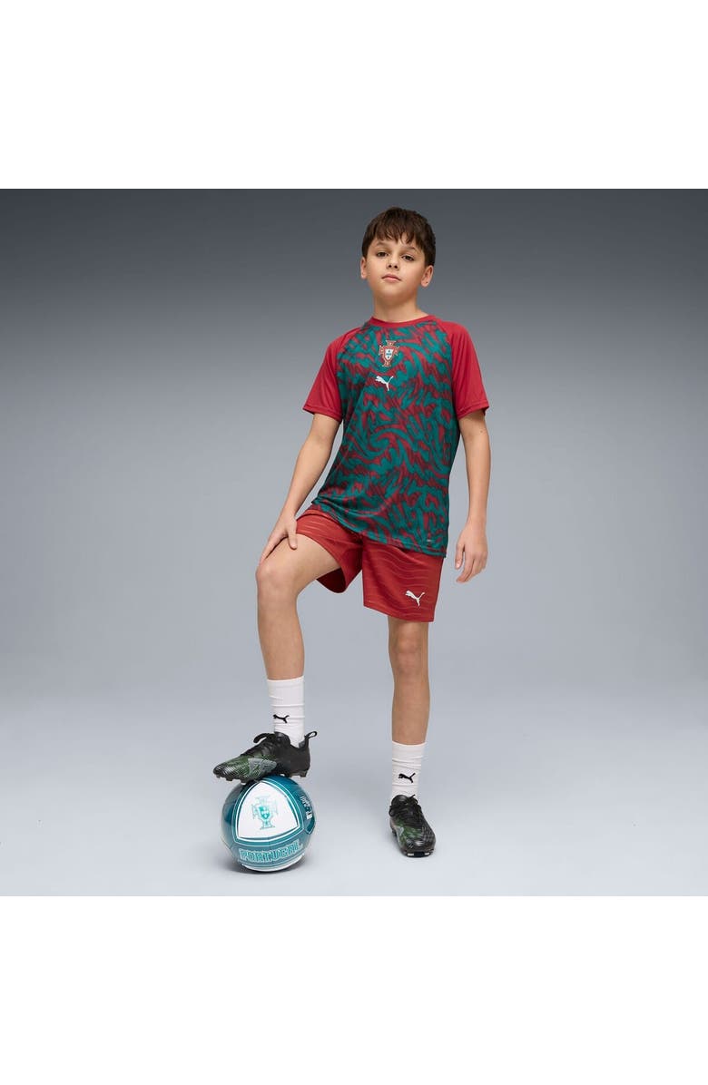 PUMA Youth Puma Red Portugal National Team Pre-Match Jersey, Alternate, color, Red