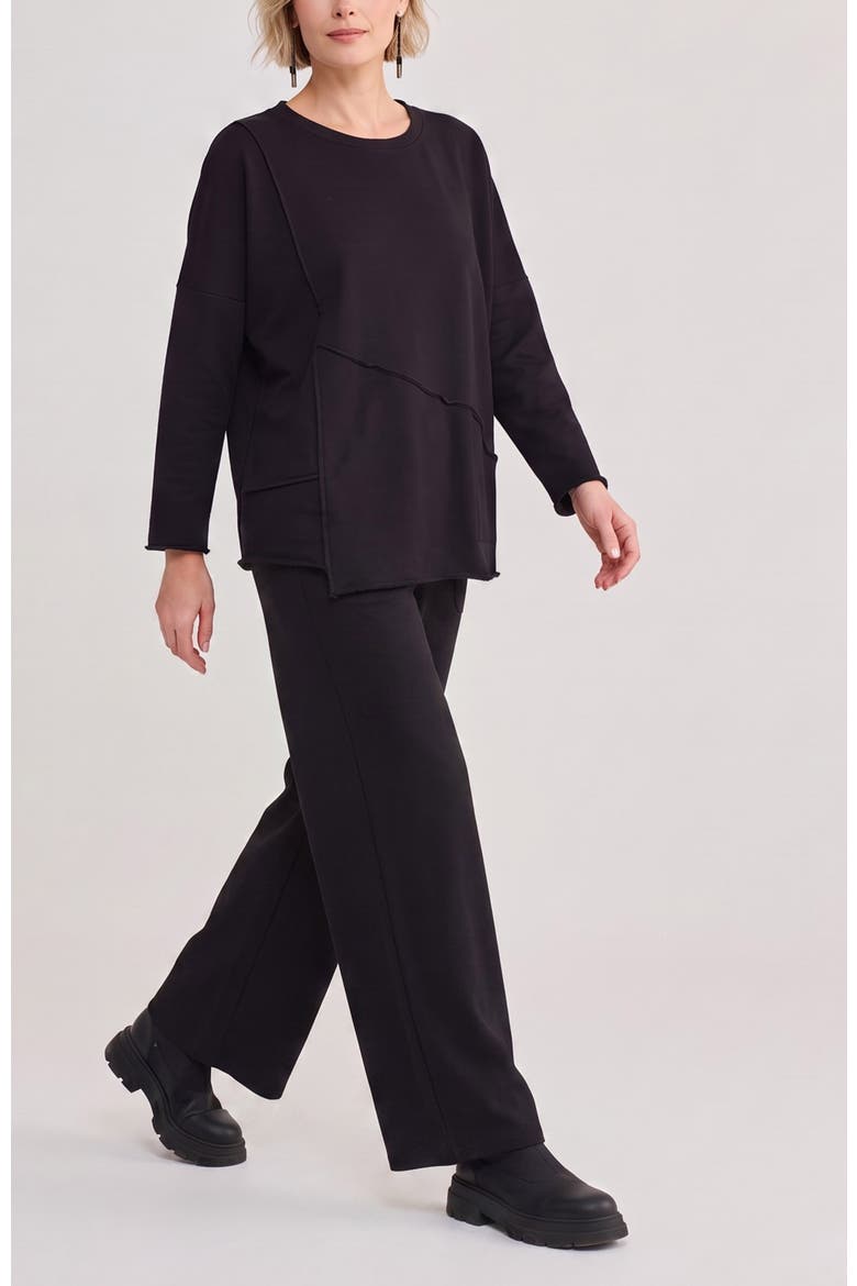 Mar Fleece Balloon Pants, Alternate, color, Black