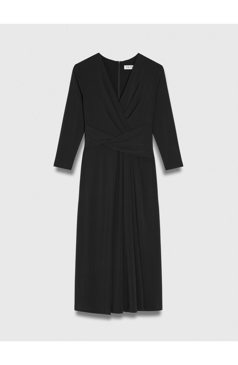 The Fold Auletta Jersey Dress, Alternate, color, Black