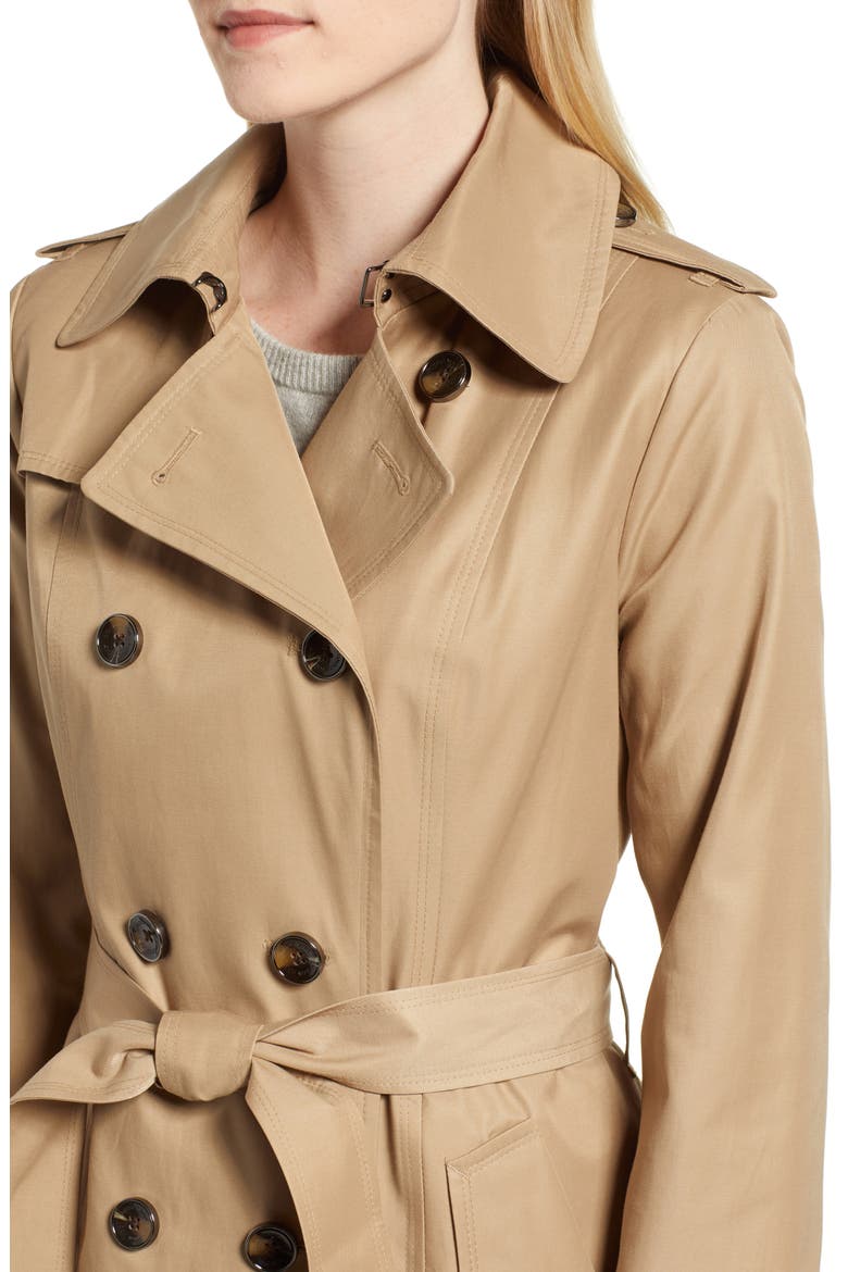 Knee Length Trench Coat, Alternate, color, LF KHAKI