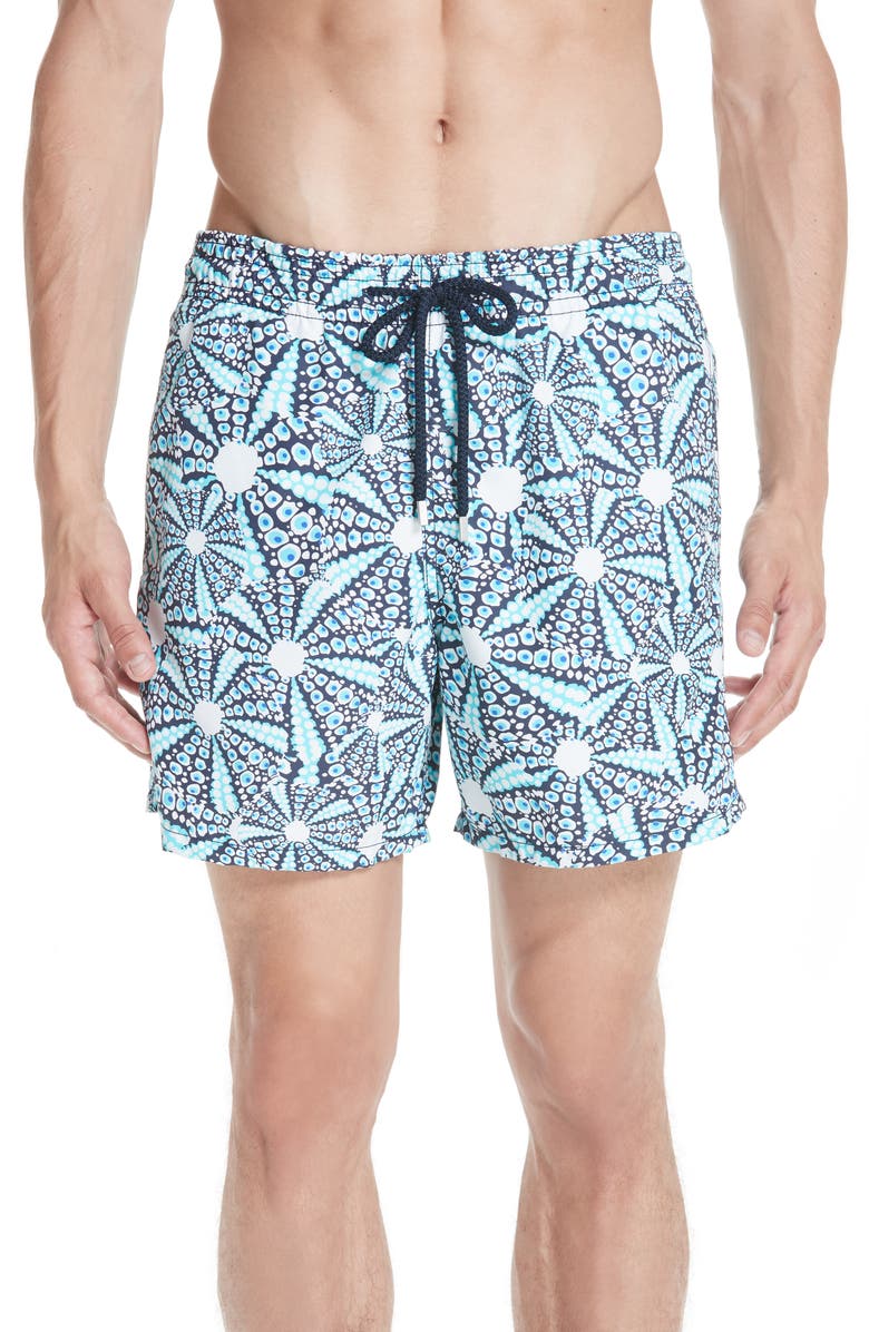 Vilebrequin Oursinade Print Swim Trunks, Main, color, 