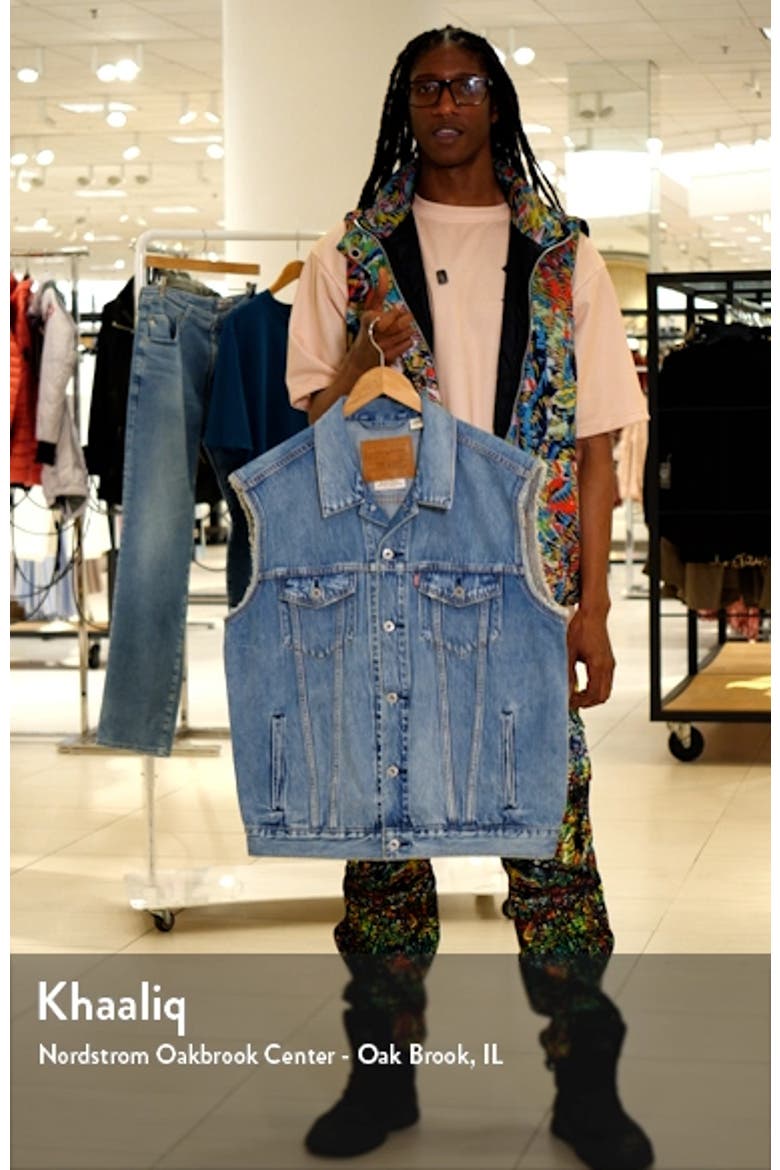 Relaxed Fit Denim Trucket Vest video
