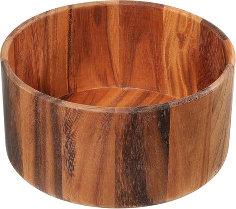 Acacia Wood Salad Serving Bowl, Large