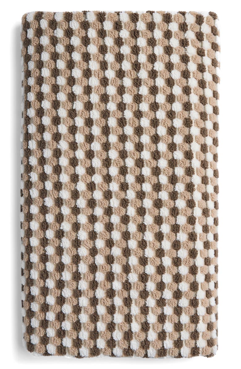 Parachute Mosaic Organic Cotton Towel, Main, color, Ash And Toast