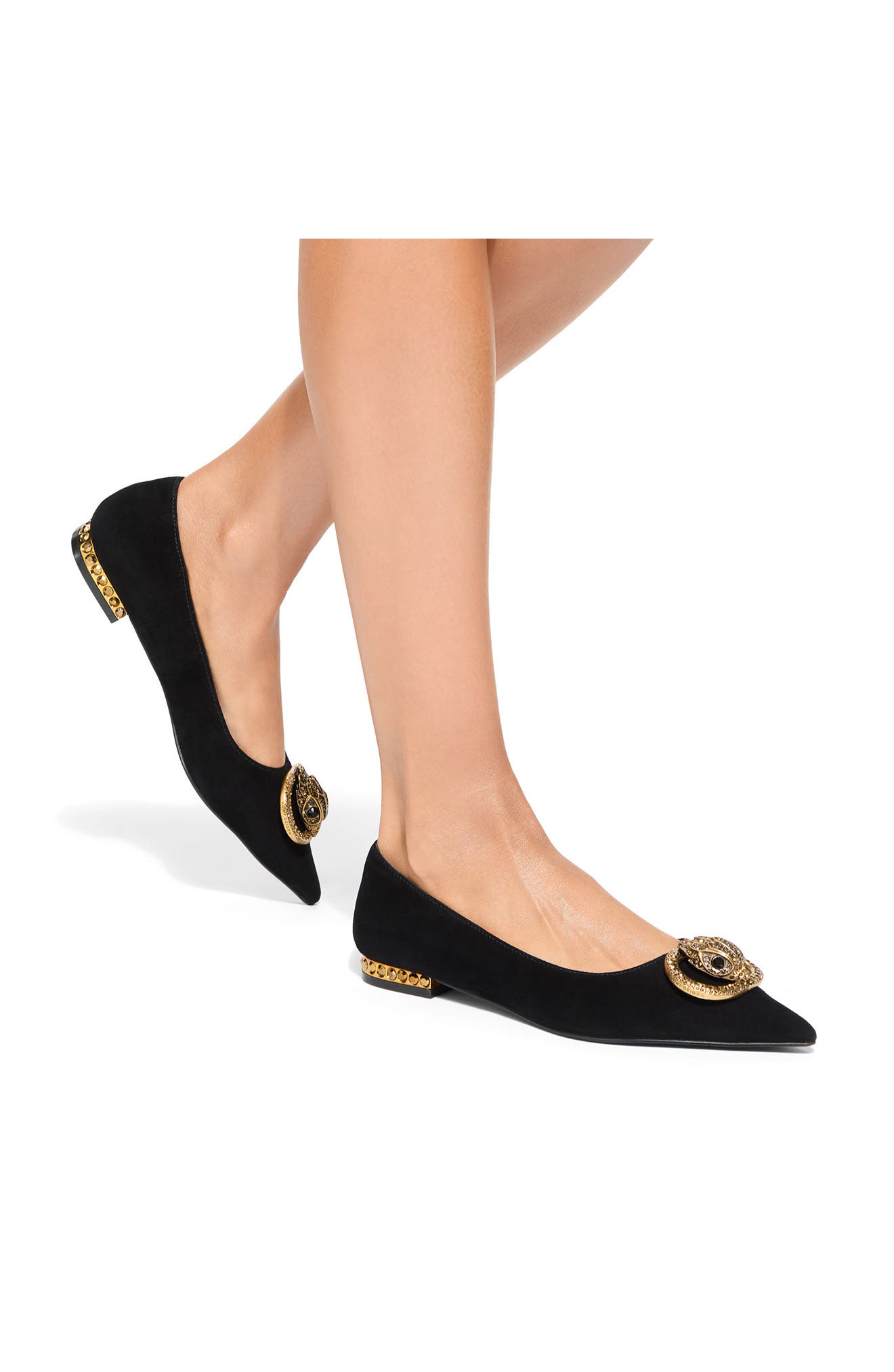 Kurt Geiger London Chelsea Pointed Toe Flat, Alternate, color, 