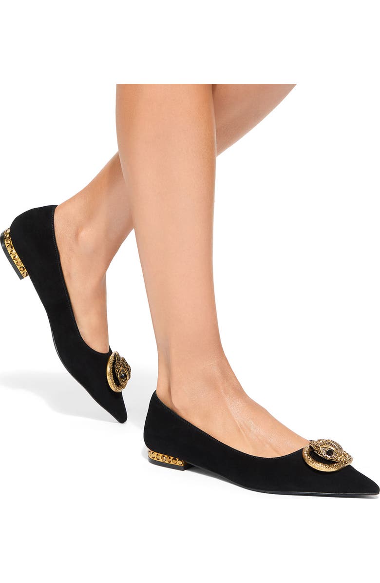 Kurt Geiger London Chelsea Pointed Toe Flat, Alternate, color,