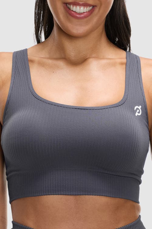 Peloton Seamless Square Neck Bra In Slate