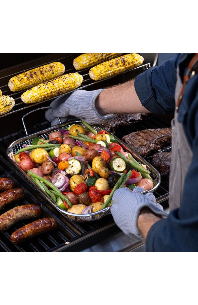 Maverick Heat Resistant Grill Gloves, Alternate, color, Grey