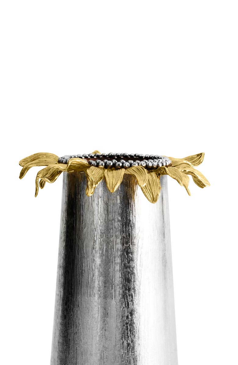 Michael Aram Sunflower Medium Vase, Alternate, color, 