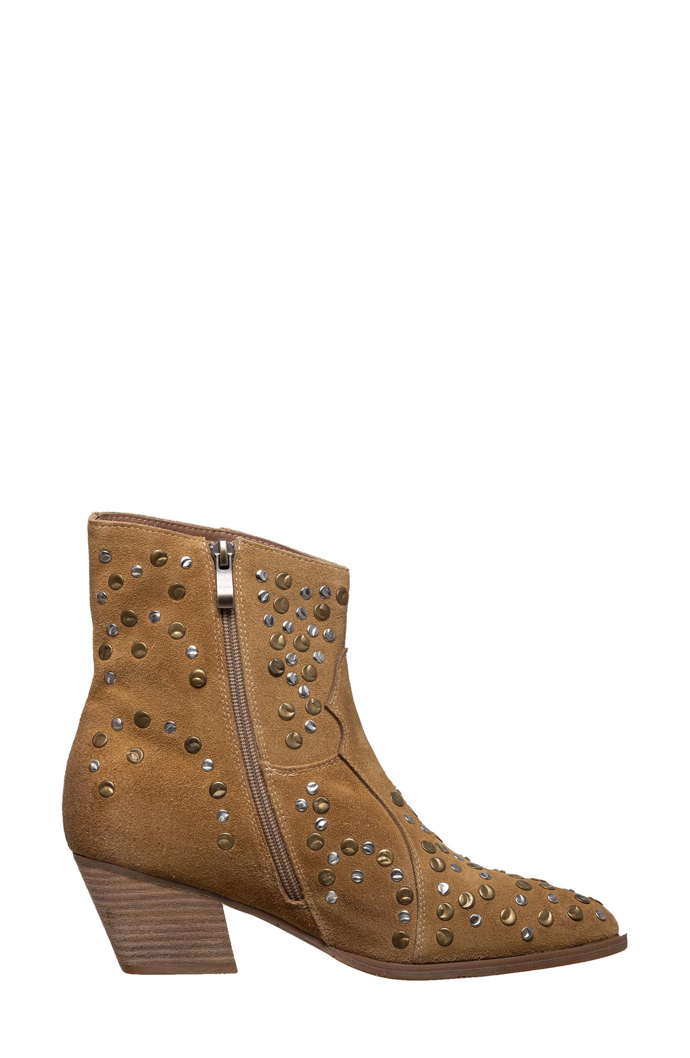 ANTELOPE Lottie Studded Bootie, Alternate, color, Taupe