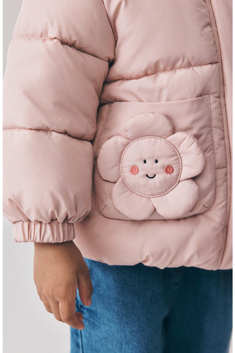 Kids' Quilted Puffer Jacket, Alternate, color, PINK