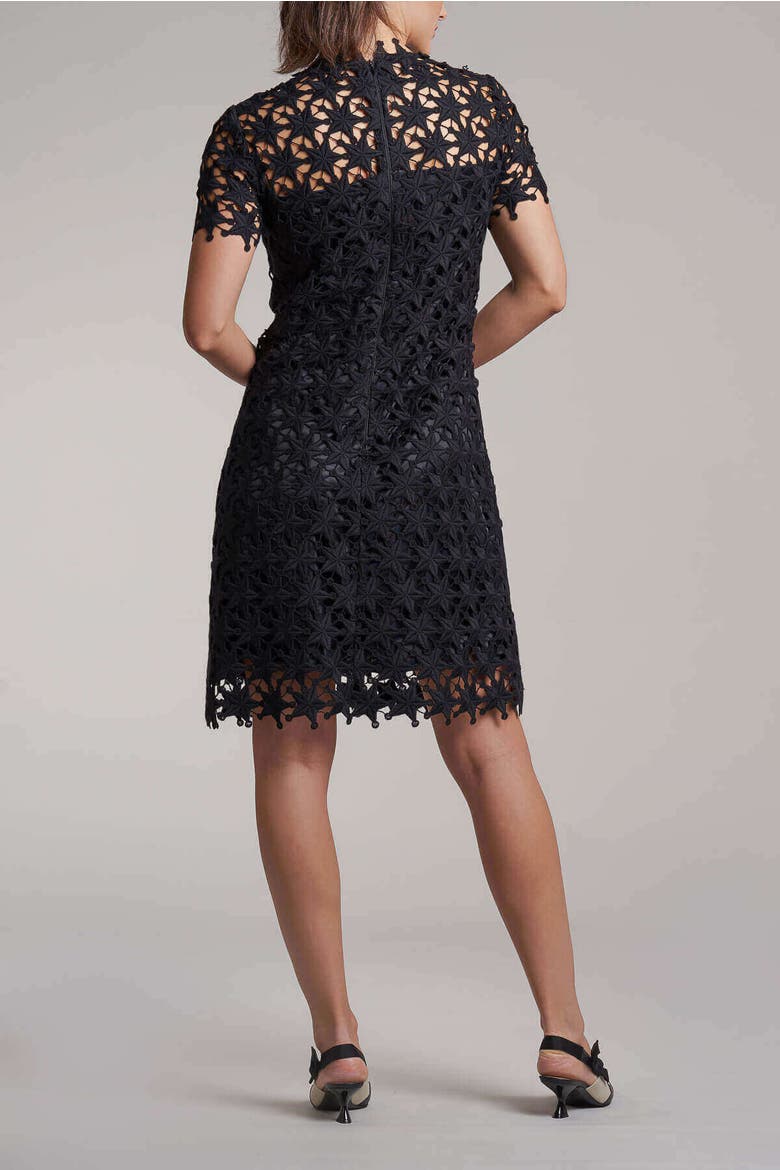 Macrame Lace Dress, Alternate, color, Black